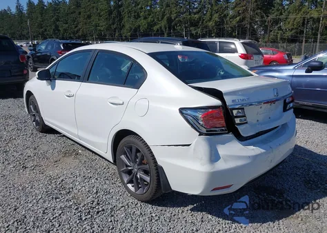 2014 Honda Civic Ex-L from USA, damaged, VIN 19XFB2F93EE243306